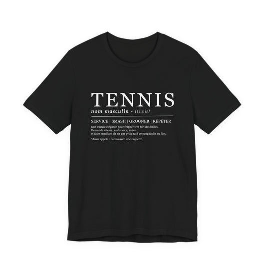 T-shirt Tennis - Design Graphique Moderne