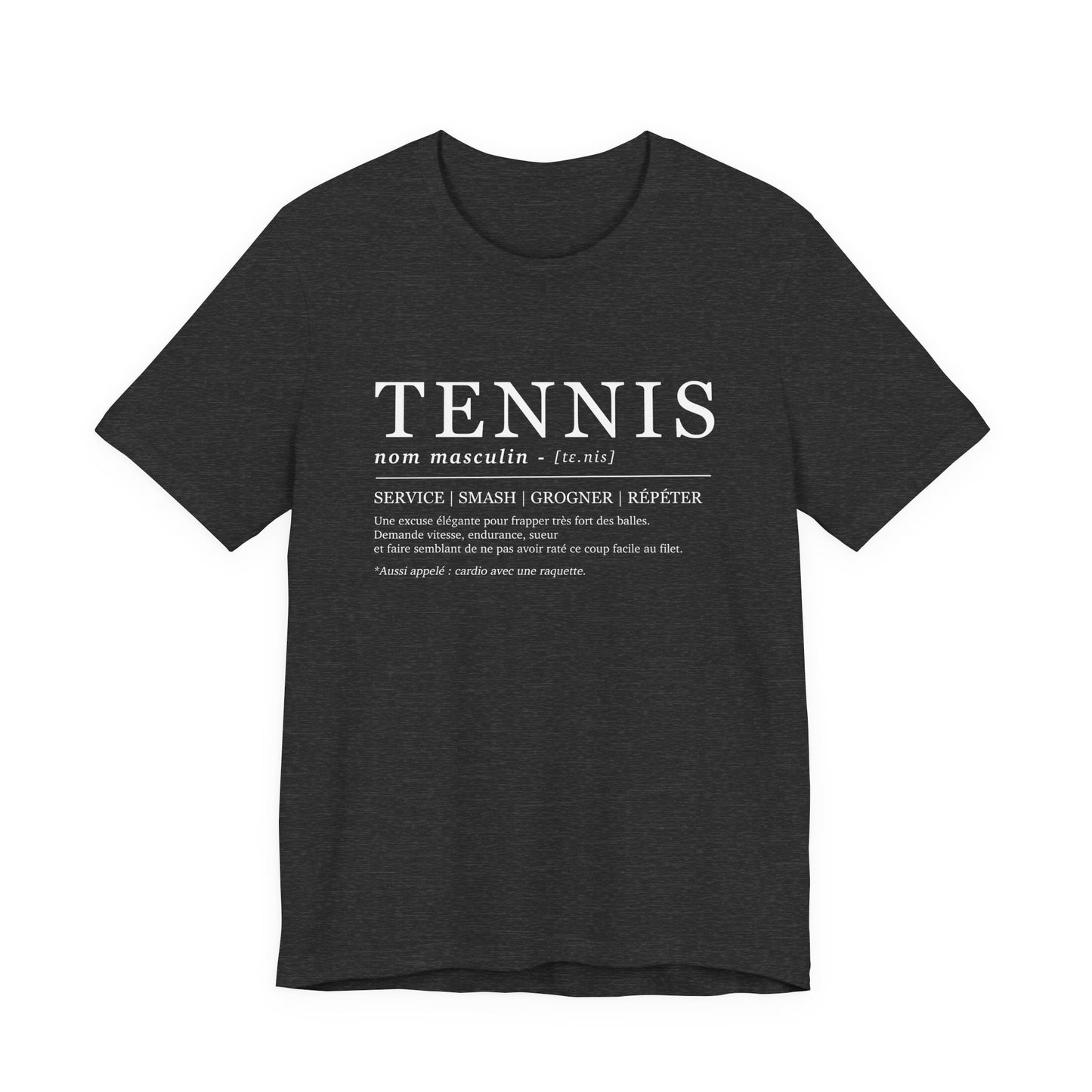 T-shirt Tennis - Design Graphique Moderne