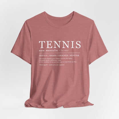 T-shirt Tennis - Design Graphique Moderne